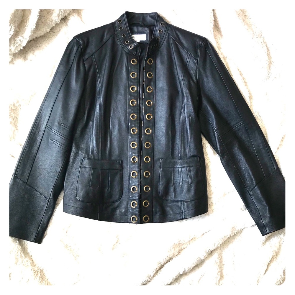 EUC - Genuine Leather Jacket - Size 10